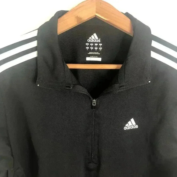 Adidas Striped Sports Zip Up Jacket - Picture 2 of 7